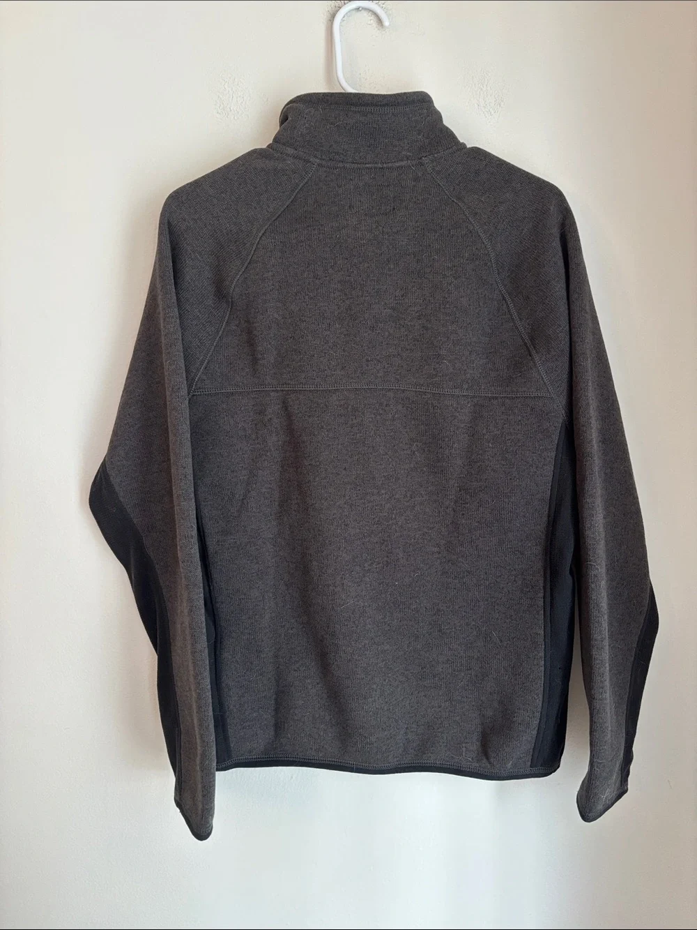 J. Crew Men's Nordic polartec thermal pro Gray Half-Zip Fleece Pullover jacket S